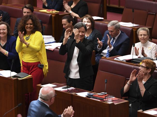 Same-sex marriage bill sailed through parliament in Australia