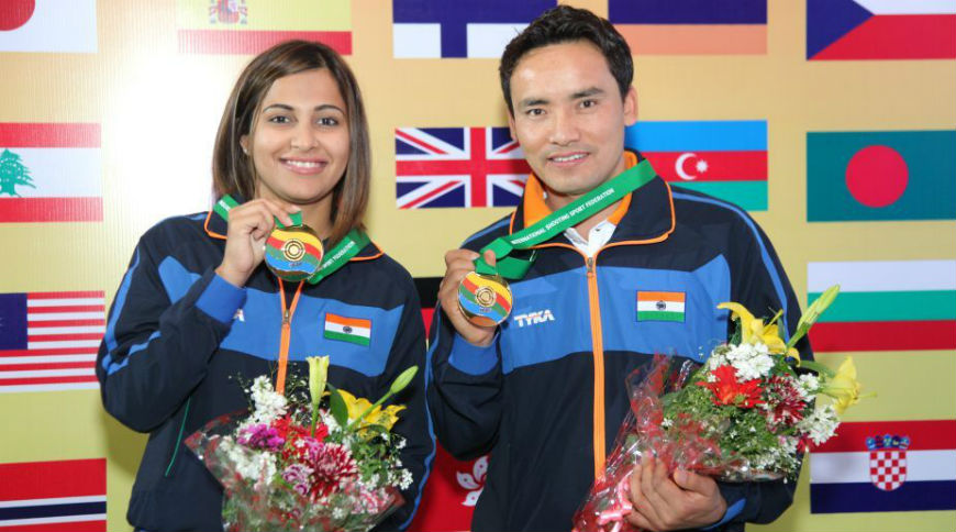 Jitu, Heena win medals at Asian Championships