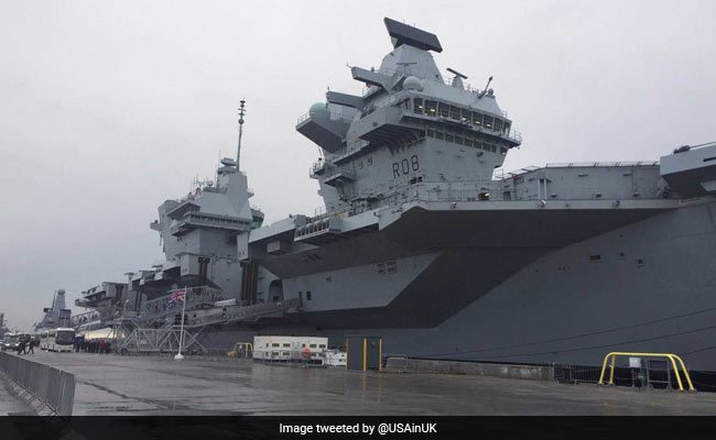 Queen inaugurates new 'best of British' aircraft carrier