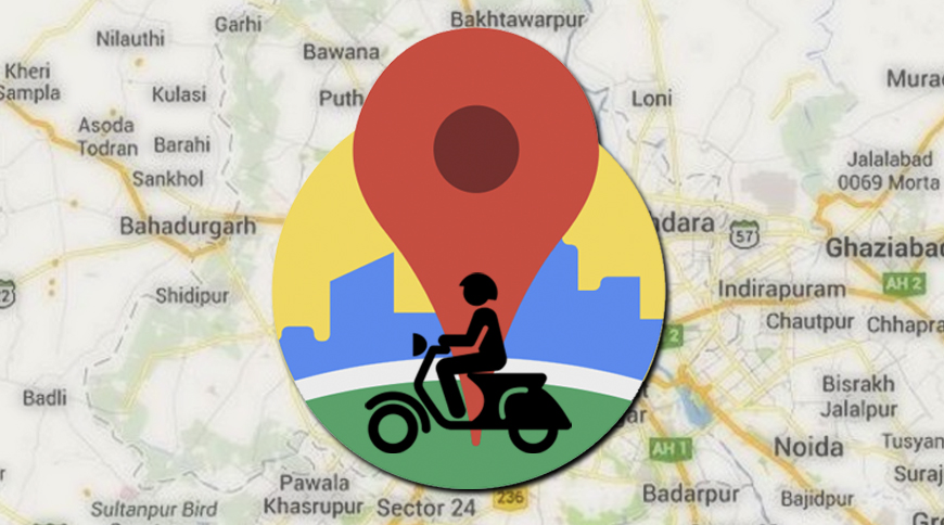 Google Maps incorporated navigation routes for Two-Wheeler Now!