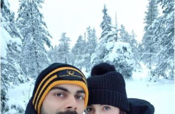 Virushka's honeymoon picture: The snow would melt and so would you with warmth!