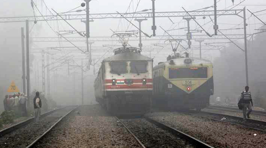 Train delayed in North India: 30 trains delayed as cold wave intensifies