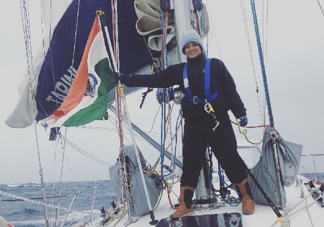 Navy’s all-women team crosses the Cape Horn, flies Indian flag