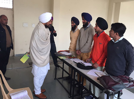 Surprise check at Government polytechnic by Charanjit Singh Channi