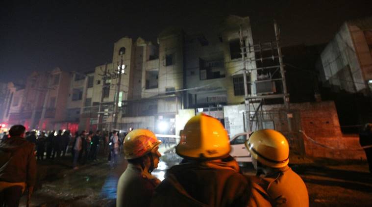 17 dead in blaze at firecracker storage unit in Delhi's Bawana