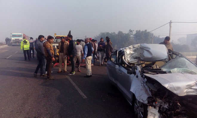 15 cars pile-up on Ghraunda, Panipat road due to Dense fog; 3 dead