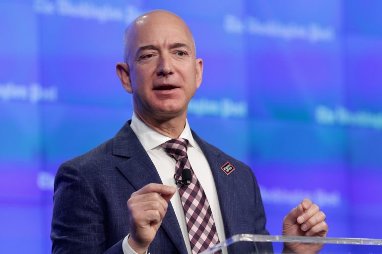 Jeff Bezos net worth : Amazon CEO richest person in history