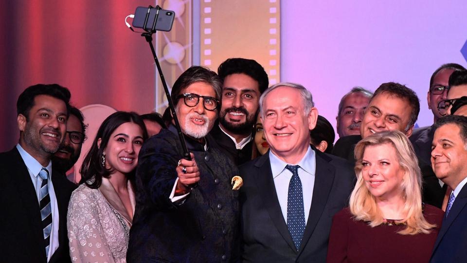 Netanyahu recreates 'Oscar' moment, clicks selfie with Bollywood stars