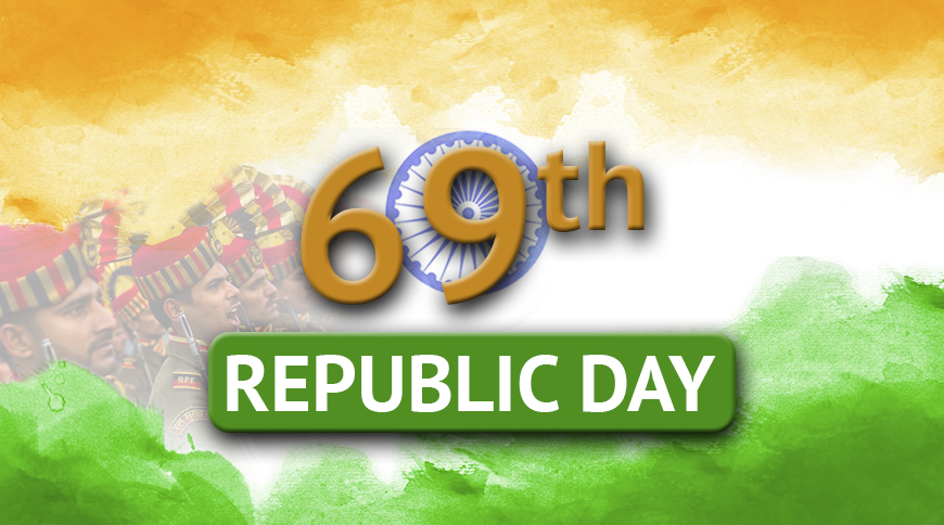 India celebrates 69th Republic Day