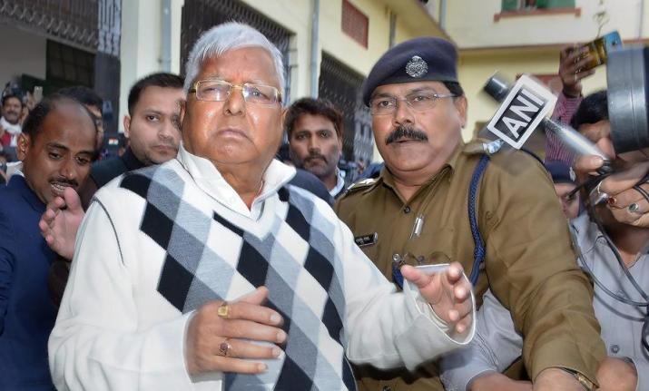 Lalu Yadav convicted for five years in third fodder scam