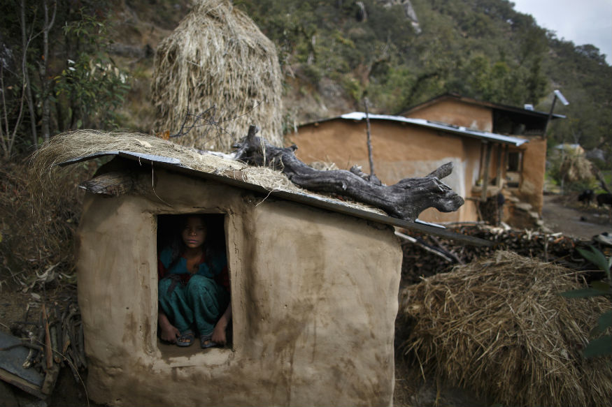 23 year old woman kept inside isolated hut due to menstruating found dead