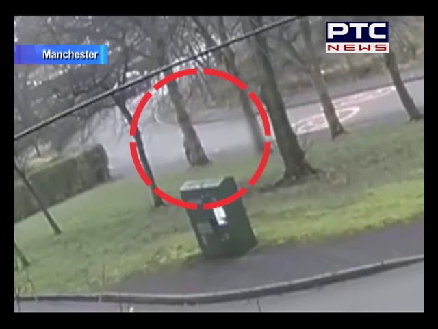 Hooded Stranger Creeps Up Behind Girl in UK