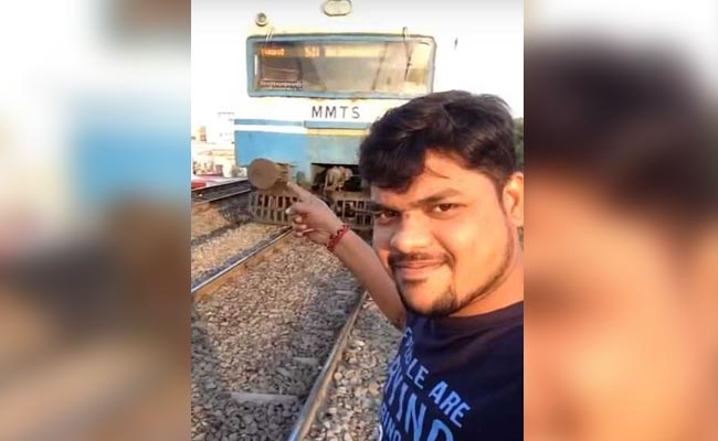 Man gets hurt taking 'selfie' with speeding train, video viral