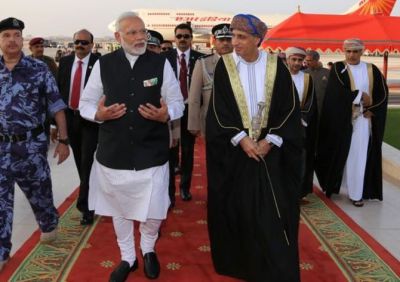 PM Modi arrives in Oman on two-day visit