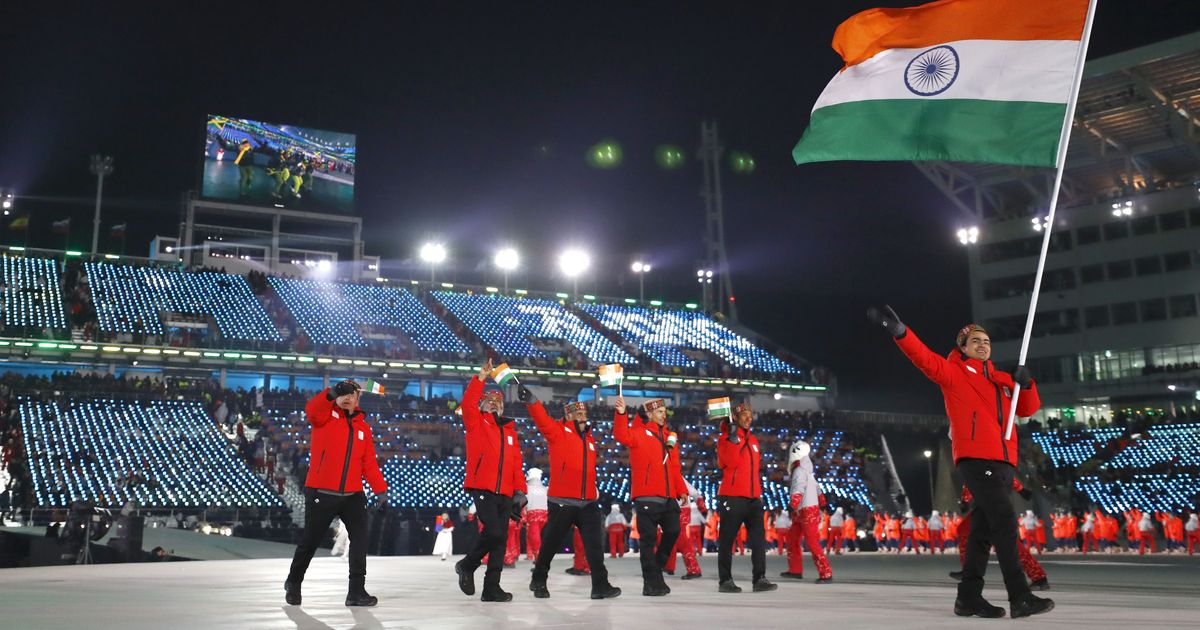 Flag-bearer Shiva leads Indian contingent at Winter Olympics