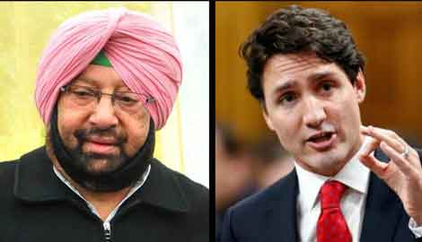 Capt Amarinder to receive Canadian prime minister Justin Trudeau at Amritsar