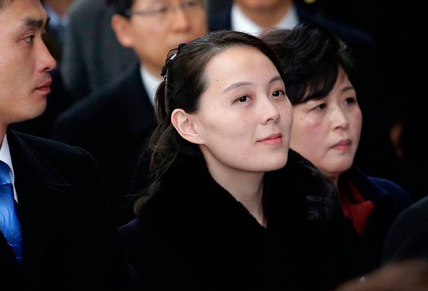 North Korea delegation led by Kim Jong Un's sister arrives for Olympics