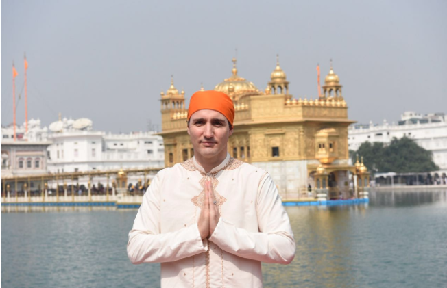 Here's what Trudeau wrote in the visitors book at Golden Temple, Amritsar