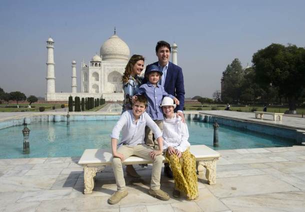 Justin Trudeau visits Taj Mahal
