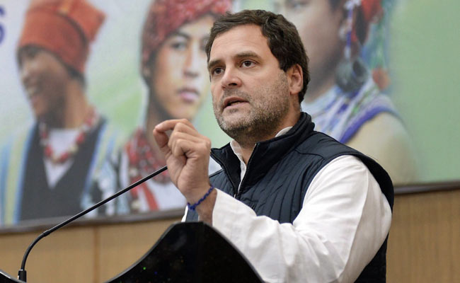 'No Confidence Motion' by Sensex on Modi's budget: Rahul