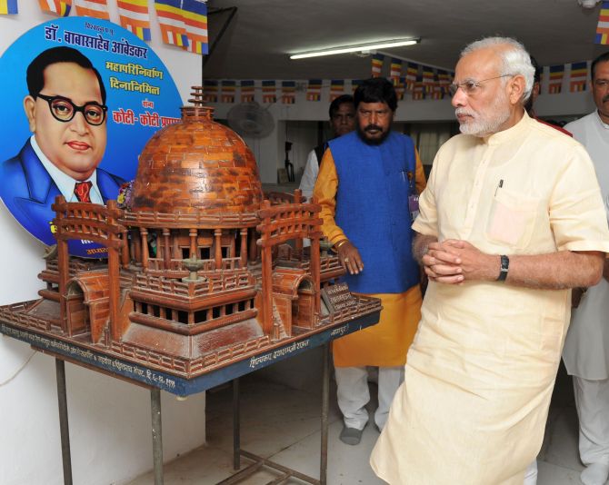 People tried to pull down, mocked Ambedkar: PM