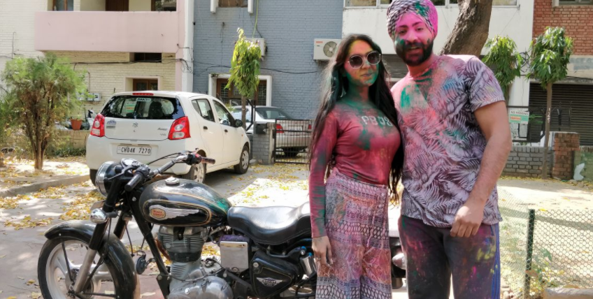 Images: Students of PU showered in colors, mud and shades of love