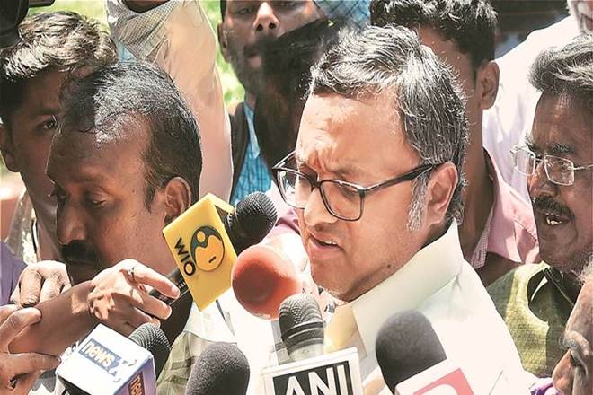 See you on Monday, Karti tells reporters