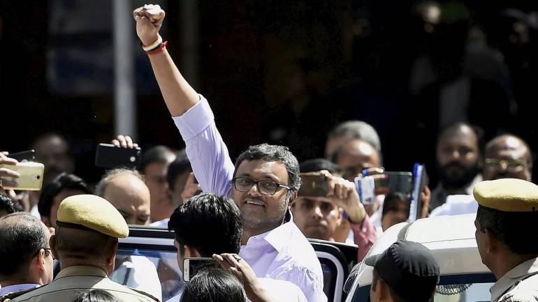 Karti to be subjected to three more days of custodial interrogation