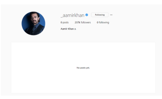 Aamir Khan joins Instagram on 53rd birthday gets over 234k followers within a few hours