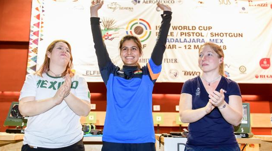 ISSF World Cup: ਭਾਰਤੀ ਨਿਸ਼ਾਨੇਬਾਜ਼ ਮਨੂ ਭਾਕਰ ਨੇ ਜਿੱਤਿਆ ਗੋਲਡ ਮੈਡਲ