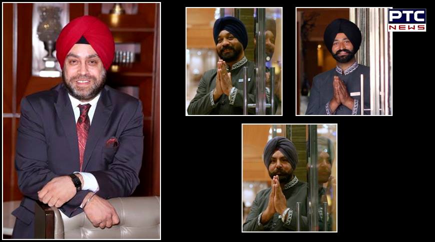 These Sikhs from Chandigarh are serving people with folded hands and a 'Jee Aya Nu'