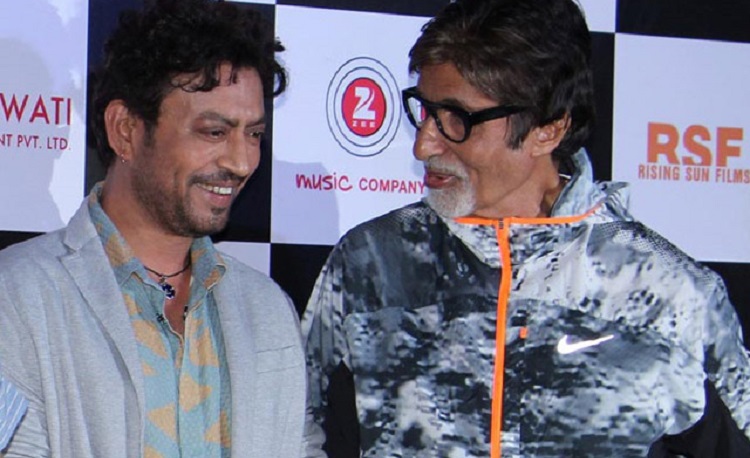 Amitabh Bachchan praises Irrfan's 'Blackmail'