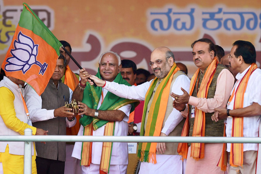 BJP names 72 candidates for Karnataka Assembly polls, fields Yeddyurappa from Shikaripura
