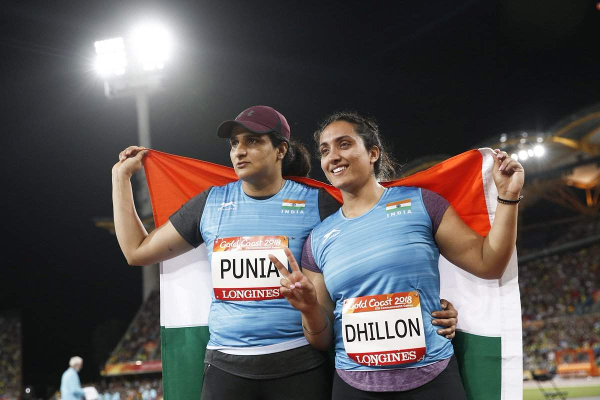 Commonwealth Games: Punia, Dhillon win silver and bronze in discus throw