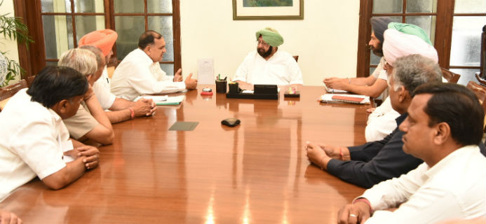Punjab CM directs food dept to raise arthiya's outstanding payment issue with FCI on priority