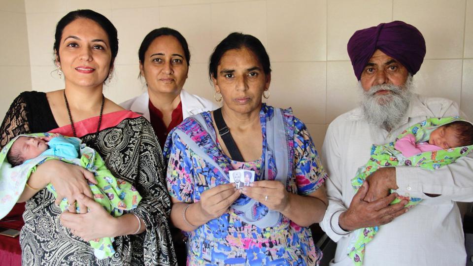 Ludhiana: Aged couple gives birth to healthy twins through in-vitro fertilisation