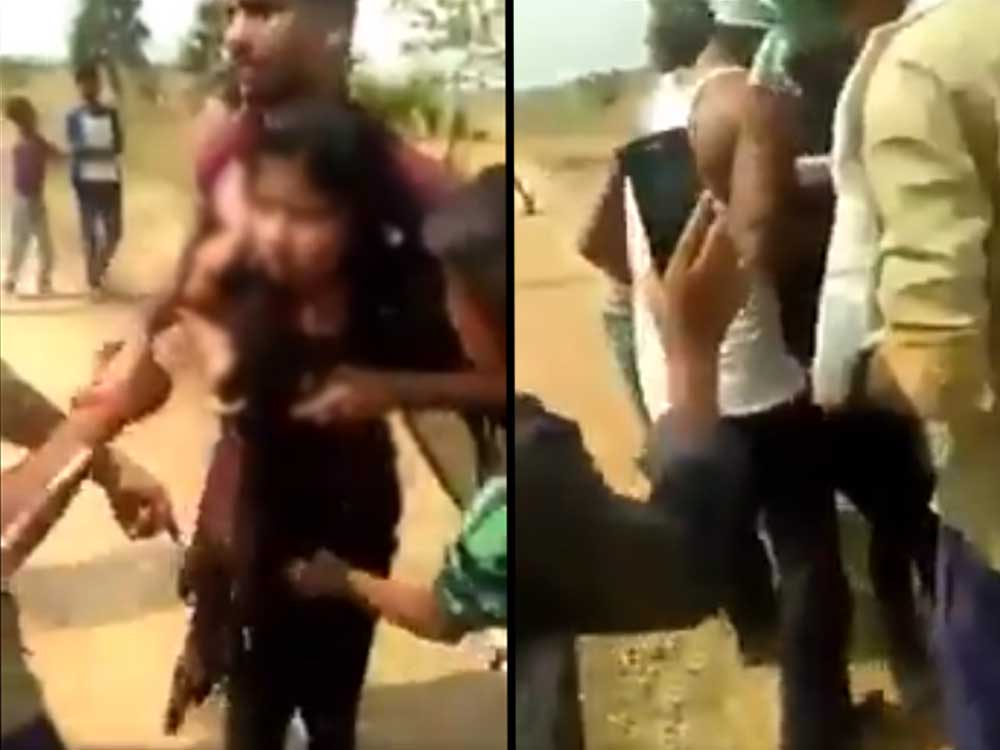 Minor girl seen crying, begging as eight men drag, disrobe girl in Bihar