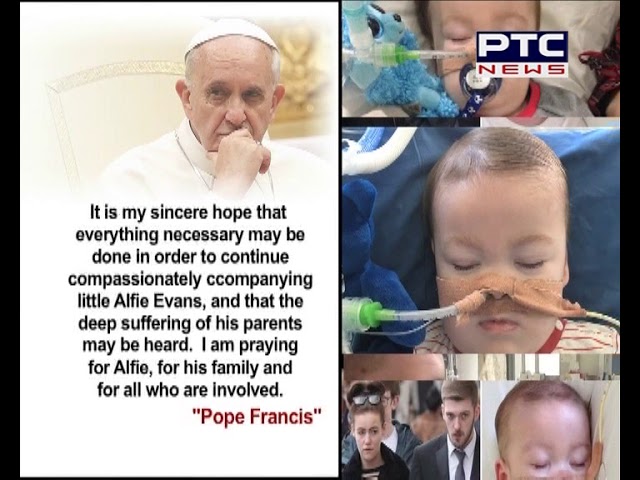 Pope Tweets Support for Sick Toddler 'Alfie Evans'