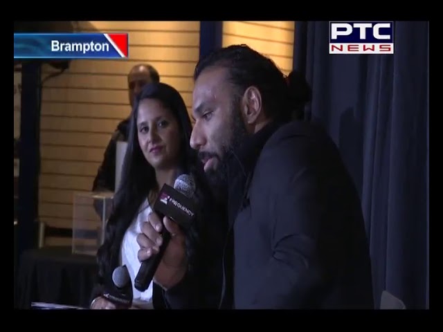 Jinder Mahal's Fireside Chat Event Organized in Brampton