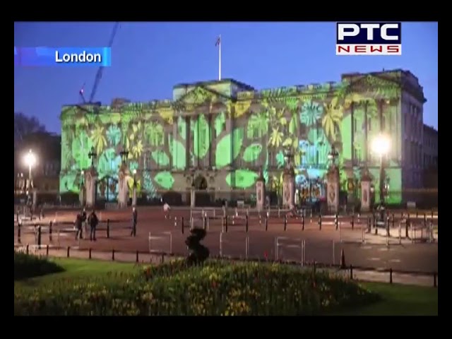 Buckingham Palace Transformed for Queen's Green Commonwealth Project