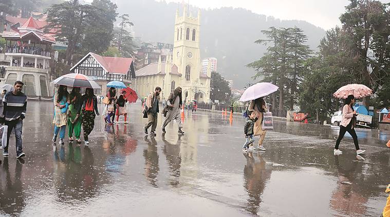 Shimla lashed by severe thunderstorm, rain