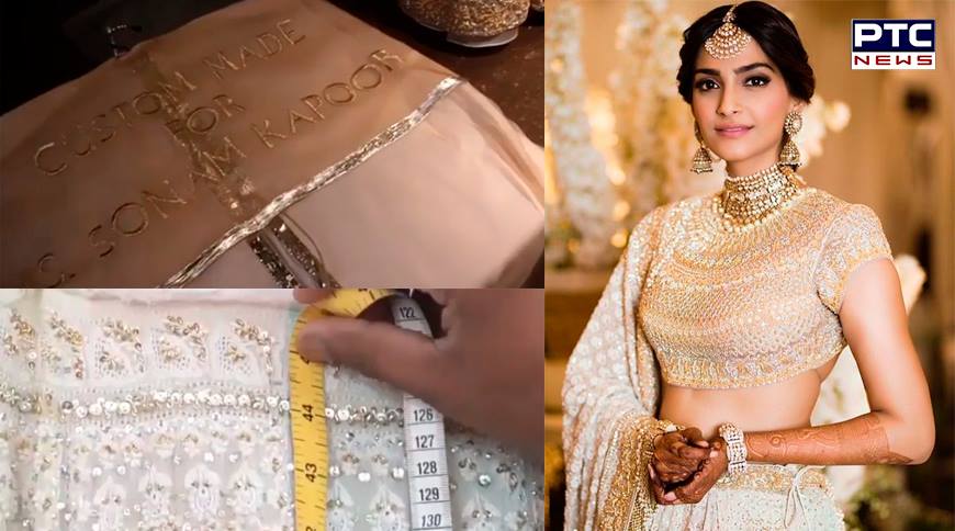 Video: Here's how Sonam Kapoor's Sangeet outfit was made in 18 months