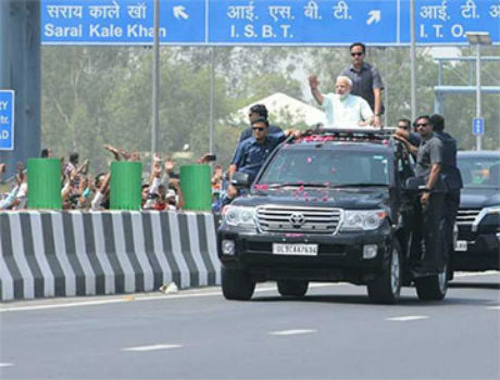 PM opens Rs 11K cr Eastern Peripheral Expressway; 1st leg of Delhi-Meerut project