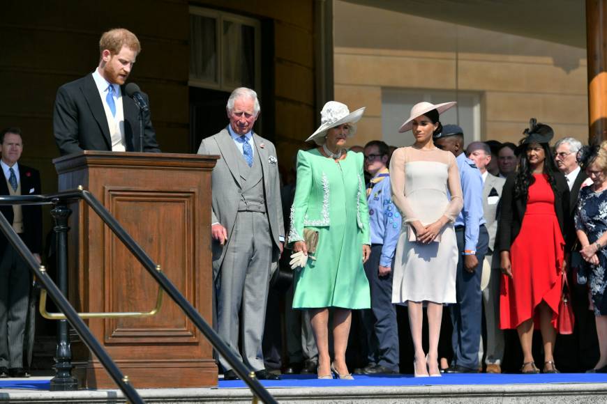 Prince Harry attends first royal event with wife Meghan