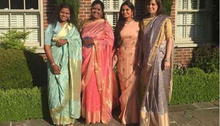 India's sari-clad women make a splash at Prince Harry, Meghan Markle wedding  