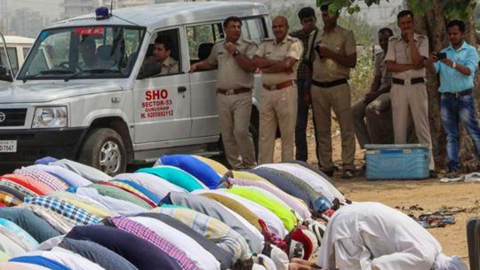 Friday ‘Namaz’ disrupted at 10 places in Gurugram