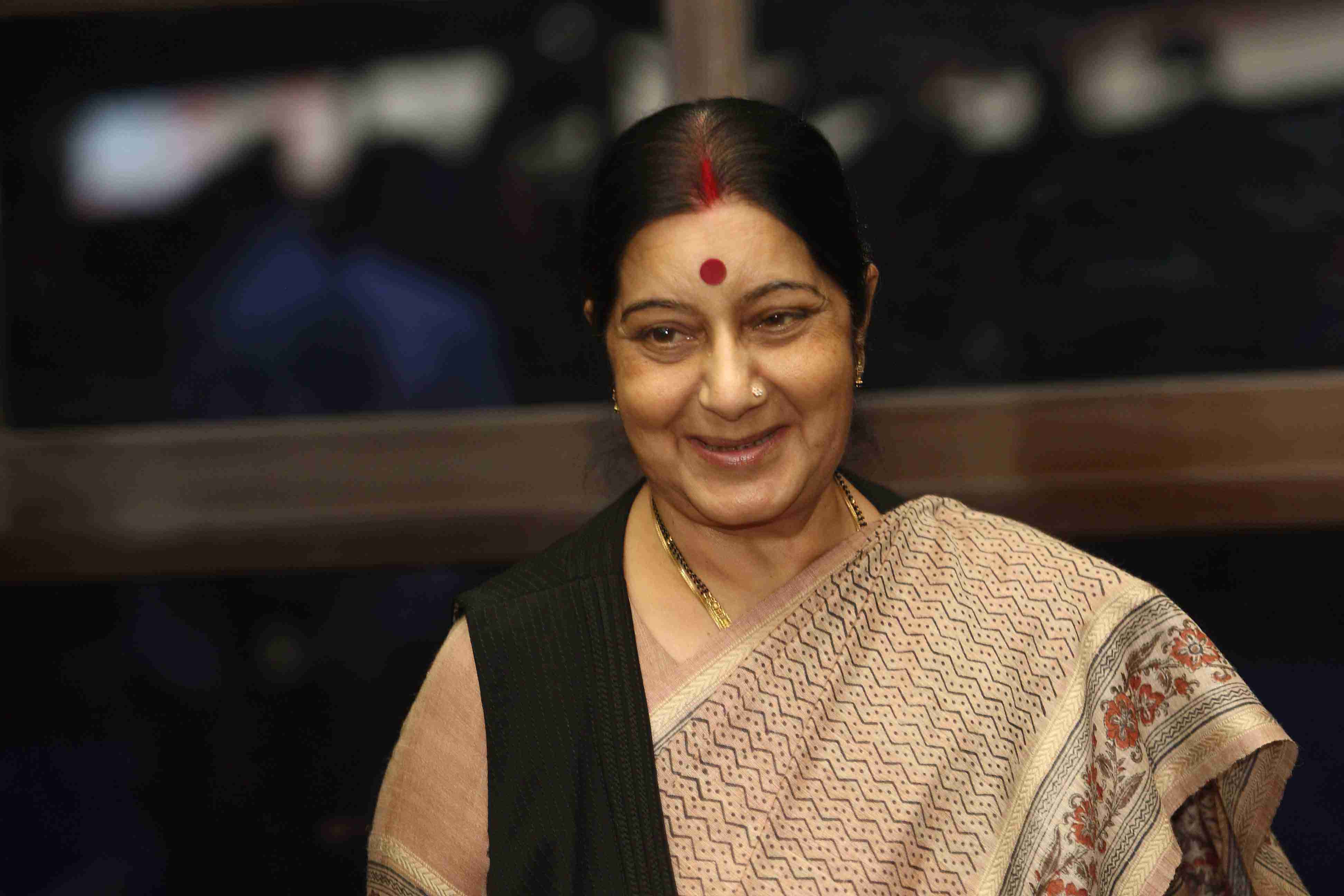 No place like 'Indian occupied Kashmir' exists: Swaraj to student seeking help