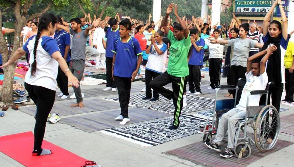 Chandigarh: Specially abled children to take part in 4th International Yoga Day