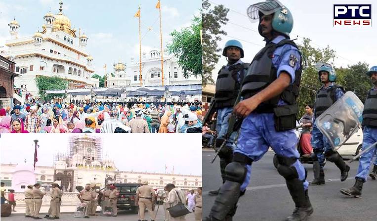 Security beefed up outside the Golden Temple, Amritsar