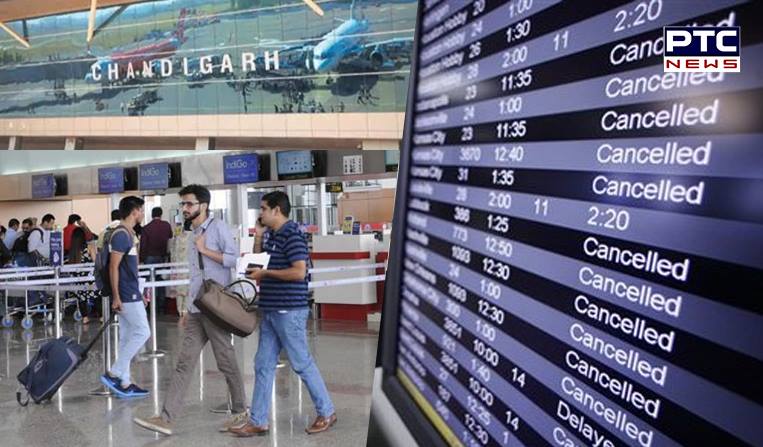 All flight operation from Chandigarh cancelled today